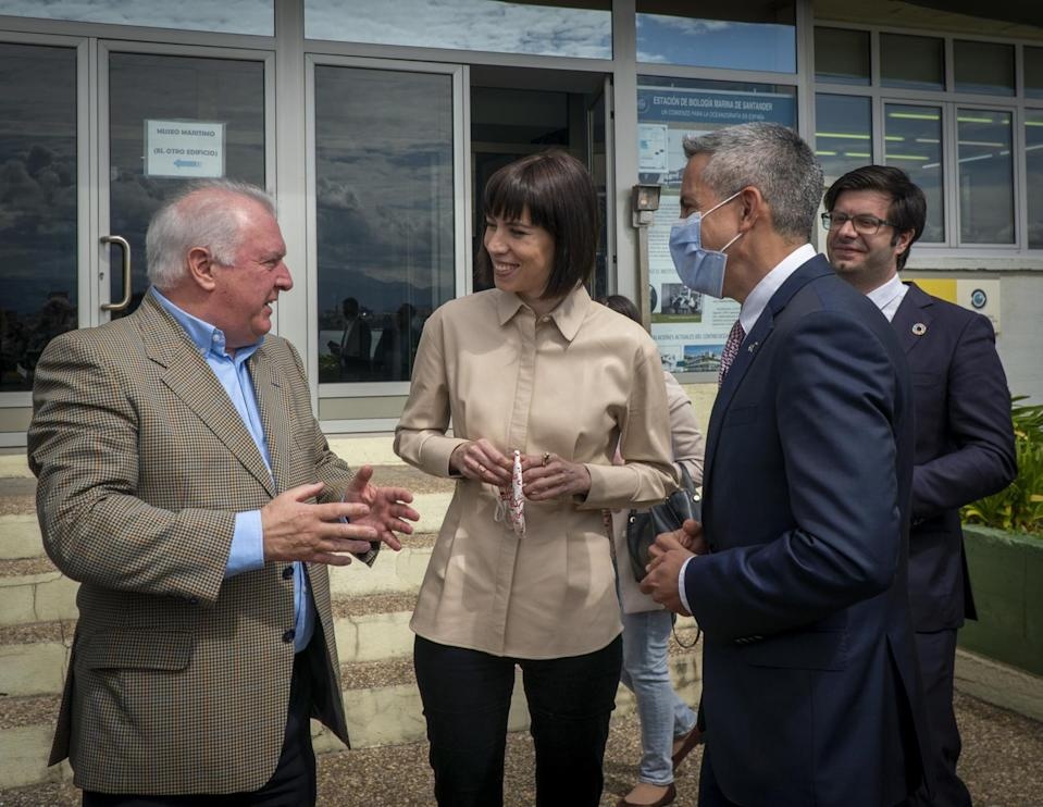 Ministra de Ciencia, Diana Morant durante visita a Santander Ministra de Ciencia, Diana Morant durante visita a Santander