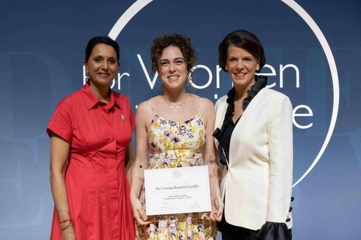 Cristina Romera, premio L'Oréal-UNESCO