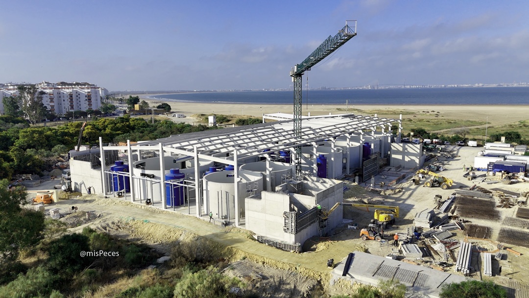 Acuicultura Cádiz - Avance obras junio 2026 |misPeces