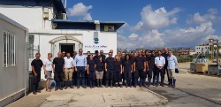 Alcalde de Palma de Mallorca y el equipo de gobierno visitan las instalaciones de Aquicultura Balear como muestra de solidaridad