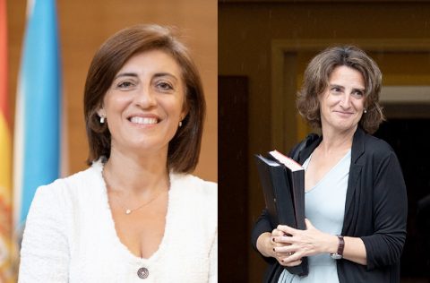 Ángeles Vazquez y Teresa Ribera