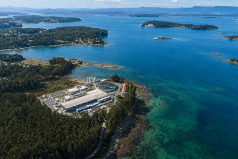 Aquacría Arousa en la Ría | recreación/imagen generada por IA