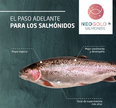 AQUASOJA Neogold Salmónidos (Publicidad)