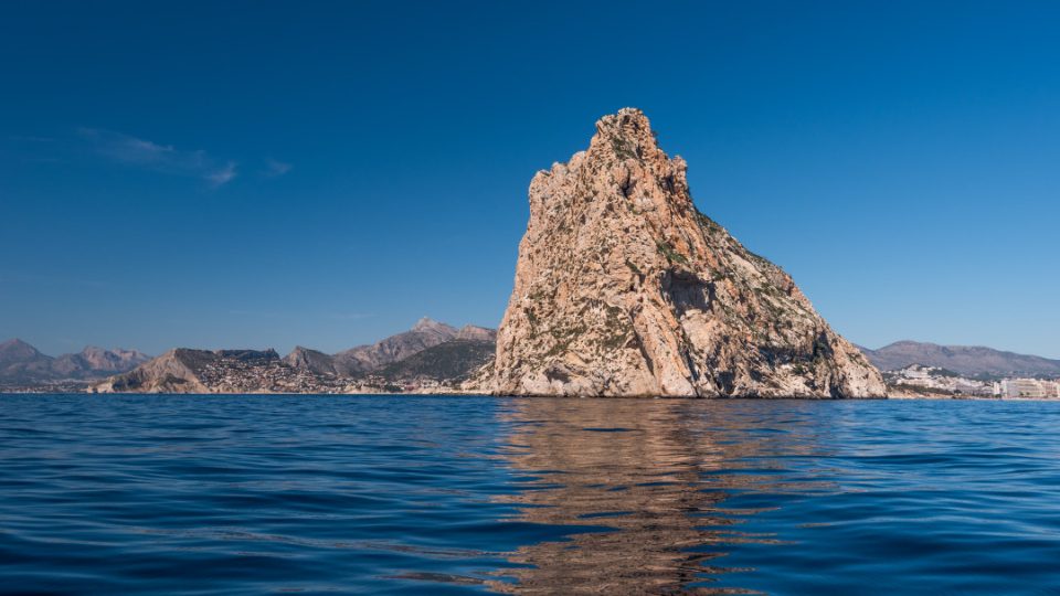 Calpe, peñón visto desde el mar