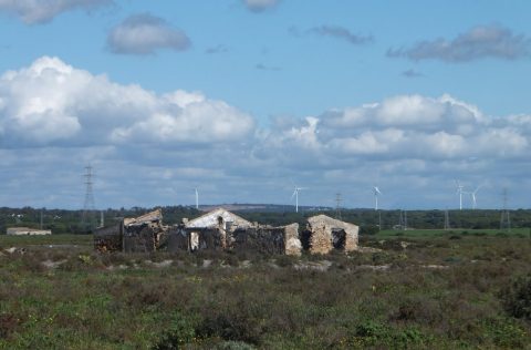 Casa salinera abandonada Bahía de Cádiz