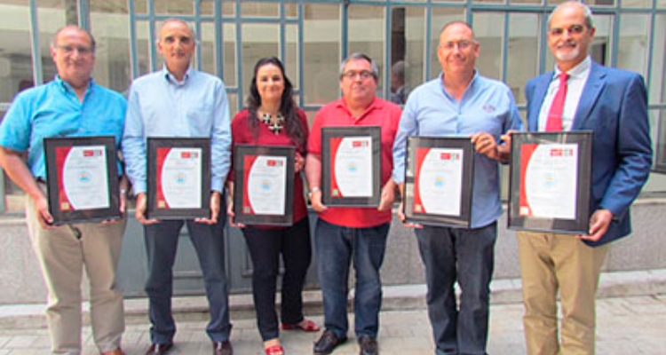 Representantes empresas con certificados Bureau Veritas "Crianza de Nuestros Mares"