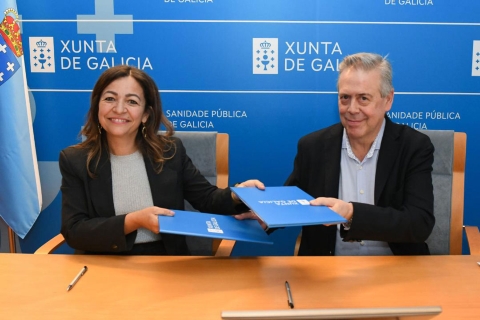 Conselleira Mar y Conselleiro Sanidade firman convenio sanidad acuícola