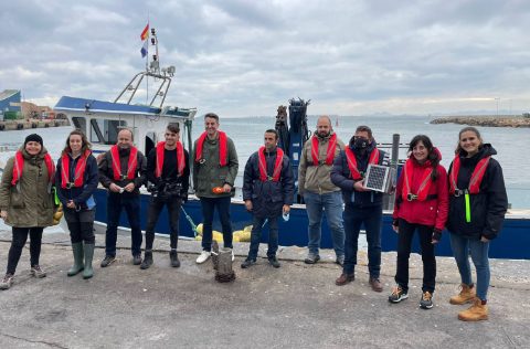 CTN y Piscifactoría Albadalejo prueba en granja marina