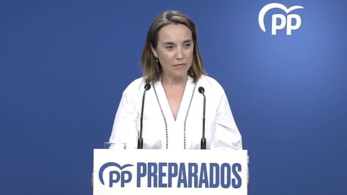Cuca Gamarra, secretaria general del Partido Popular (PP)