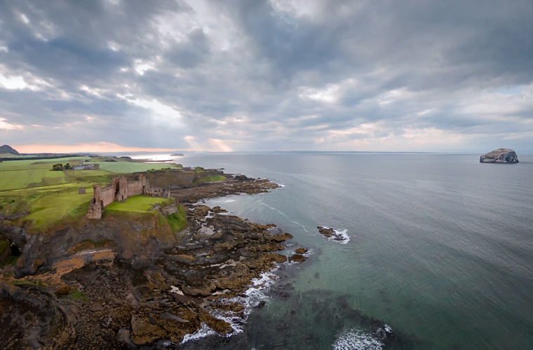 Escocia, paisaje costa