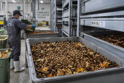 La inclusión de insectos en los piensos acuícolas depende de cuánta quitina aportan y de qué pez debe digerirla