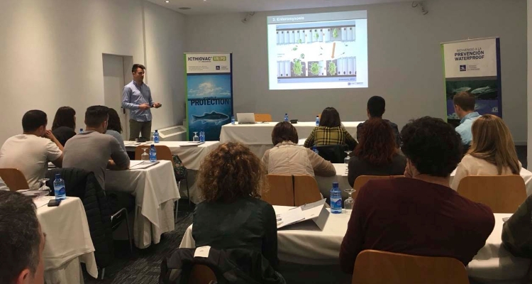 HIPRA University, curso teórico patologías dorada y lubina