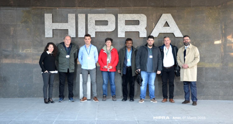 Veterinarios empresas de acuicultura visitan HIPRA