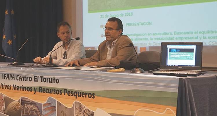 Durante la presentación de las línea marco del IFAPA 2018-2021