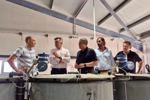 IMIDA - cultivo mújol - visita institucional