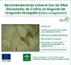 Recomendaciones sobre el uso de altas densidades de cultivo en engorde de lenguado senegalés (Solea senegalensis)
