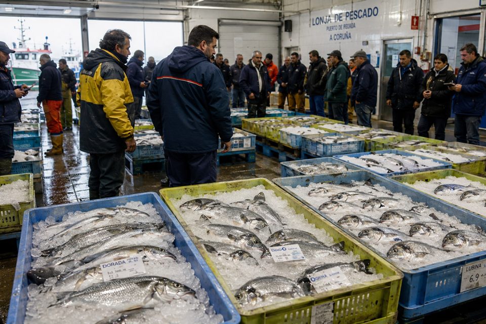 Lonja pescado doradas y lubinas