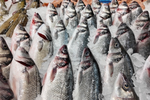 Lubinas en mercado
