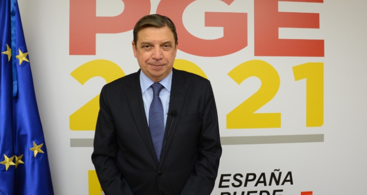 Luis Planas Puchades durante la presentación de los PGE2021 Luis Planas Puchades durante la presentación de los PGE2021