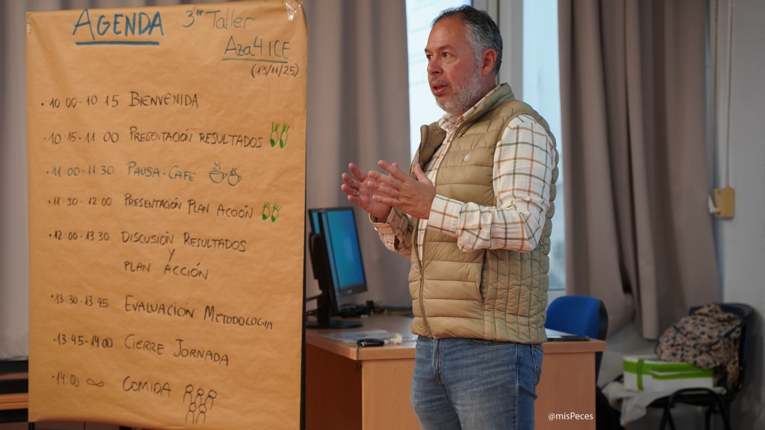 Manuel Manchado durante jornada AZA4ICE