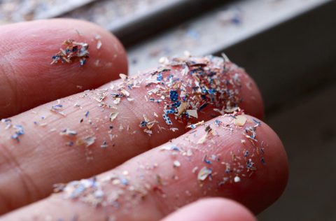 microplásticos en dedos