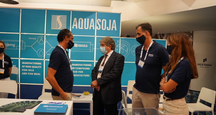 Nuno Medina y ministro Ricardo Serrão en AE21MAD