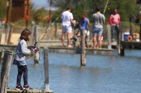 Pesca segura en Salinas del Astur