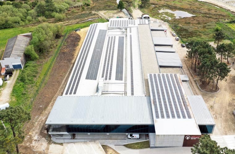 Pescanova Biomarine Center, paneles solares
