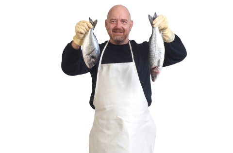 Pescatero con dorada y con lubina