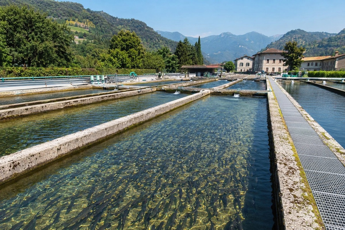 Piscicoltura trota Nord Italia