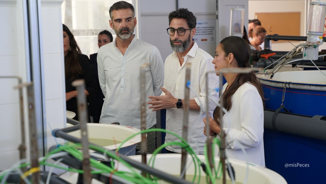 Ramón Fernández Pacheco en visita a CTAQUA