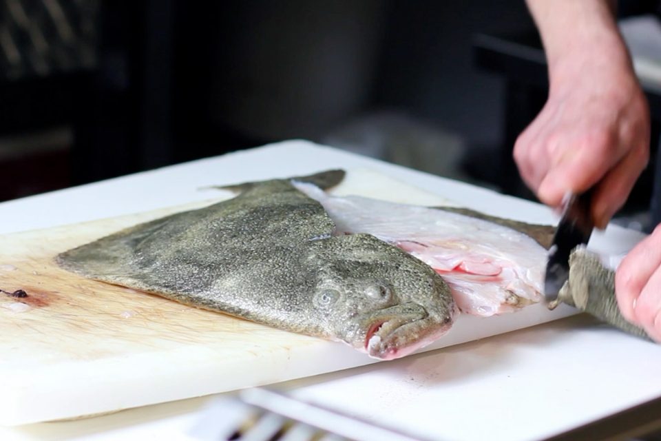 filetes de rodaballo
