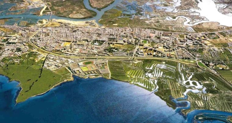 San Fernando, foto aérea San Fernando, foto aérea