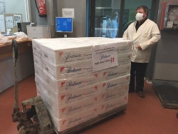 Stolt dona 1.000 kilos de rodaballo Prodemar a los hospitales de las provincias de La Coruña y Orense