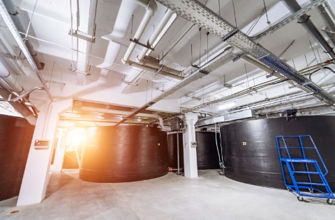 Tanques de acuicultura en RAS