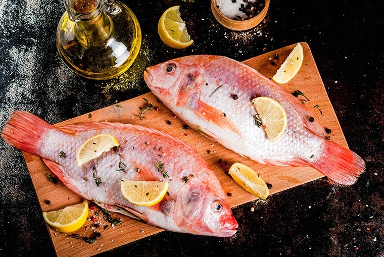 Tilapia cocinada