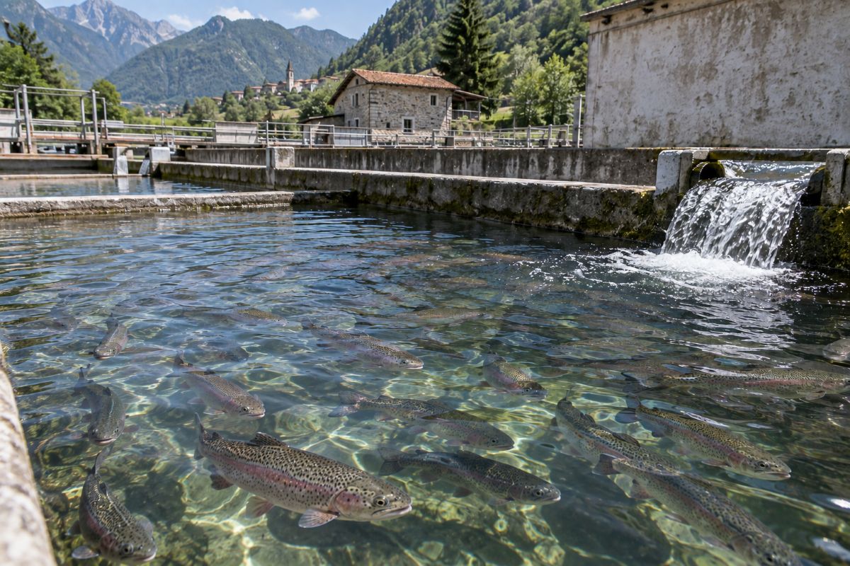 trota, piscicoltura italiana