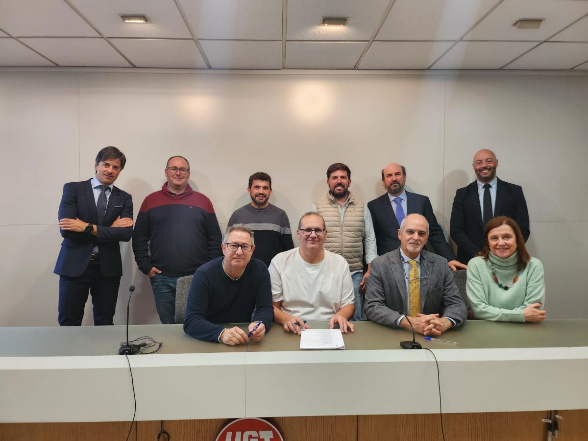 VII Convenio Acuicultura Española - firma