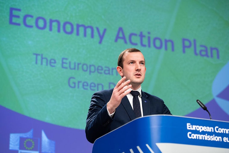 Virginijus Sinkevicius, Comisario de Pesca de la Comisión Europea