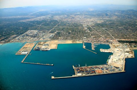 Puerto de Castellón, vista aérea