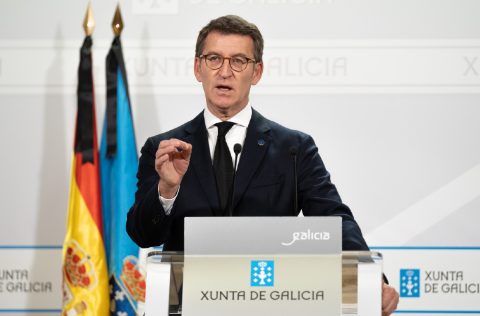 Alberto Núñez Feijóo, presidente de la Xunta de Galicia