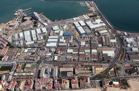 Zona Franca de Cádiz, foto aérea