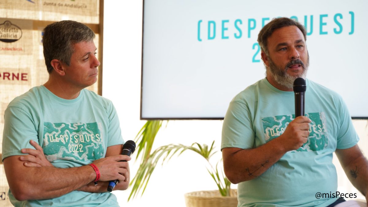 Ángel León (der) y Juan Martín, DESPESQUES 2022