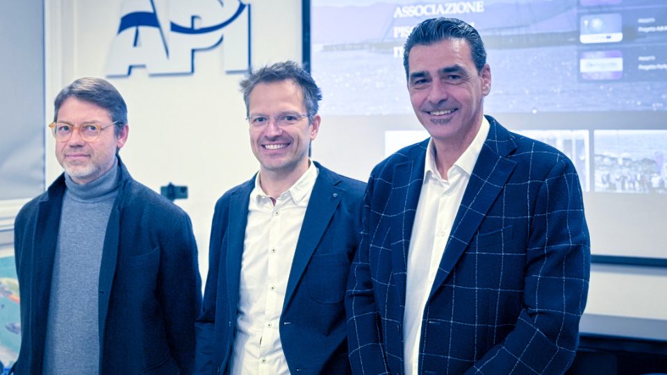 Silvio De Nardi (left), Matteo Leonardi and Claudio Pedroni | Copyright API