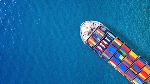 transporte en barco de containers