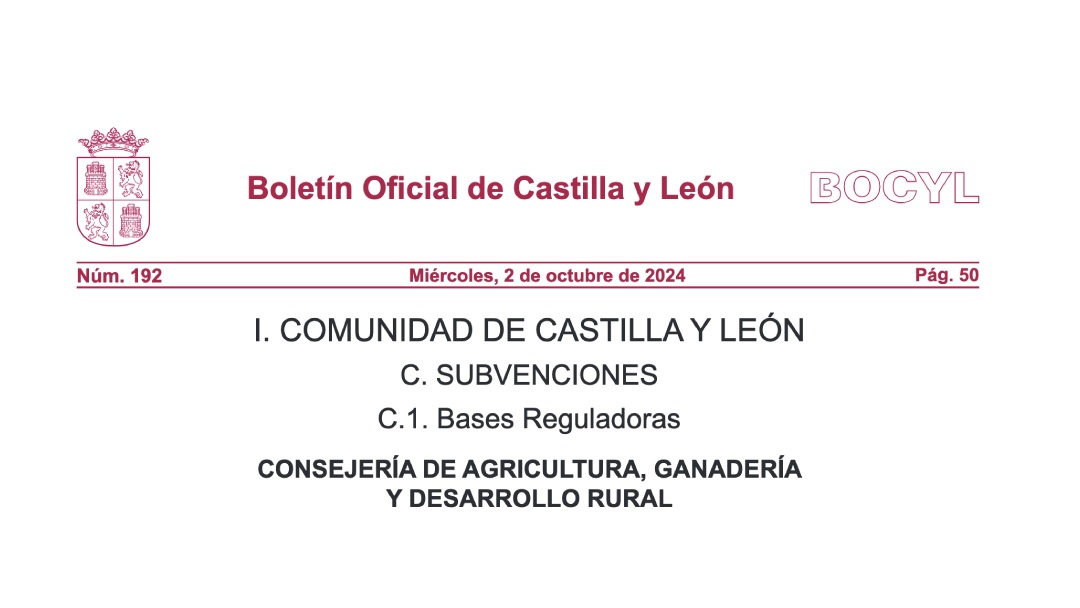 Boletín Oficial de Castilla y León - Ayudas a la acuicultura Boletín Oficial de Castilla y León - Ayudas a la acuicultura