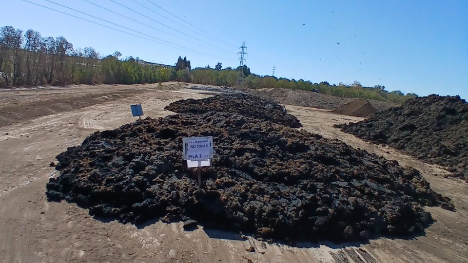 Compost alga Rugulopteryx okamurae