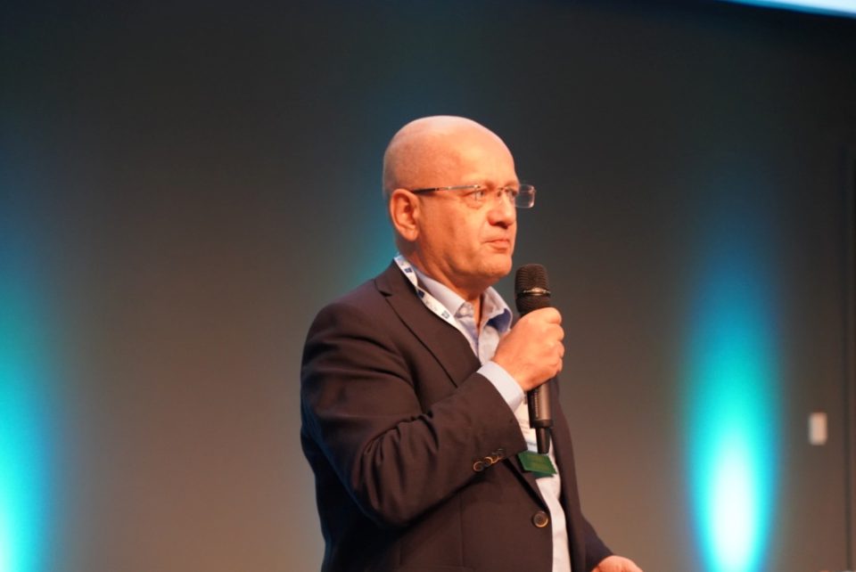 Dag Sletmo durante su ponencia en AQUA 2024