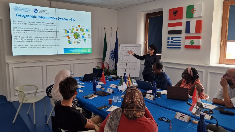 Erika Porporato durante curso FAO