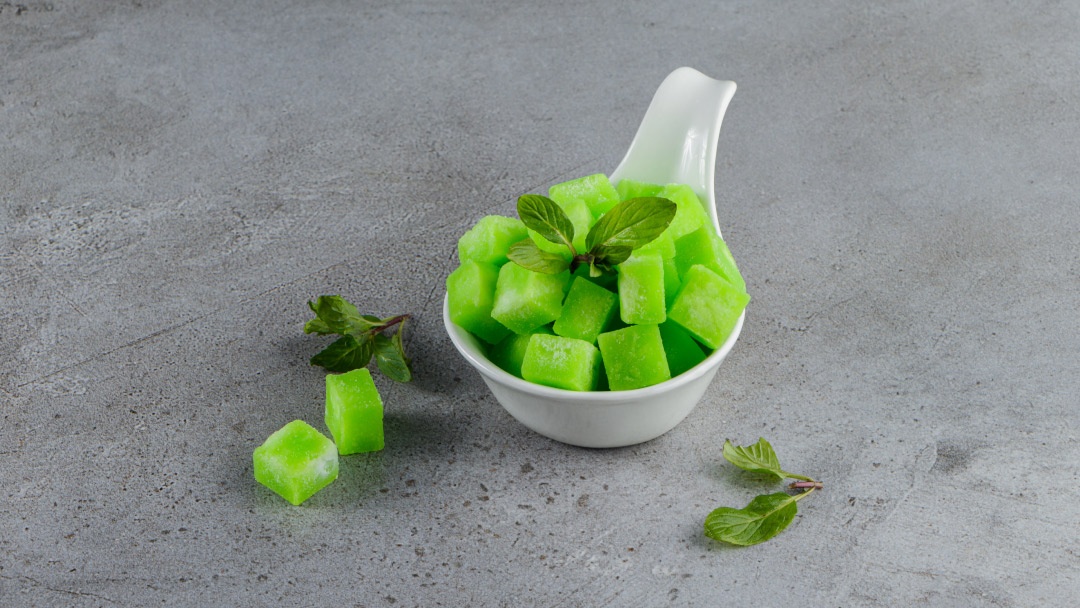 Gominolas verdes de spirulina Gominolas verdes de spirulina